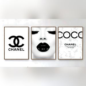 Ladyilly three piece 8 1/2"x11" Framed Wall Art